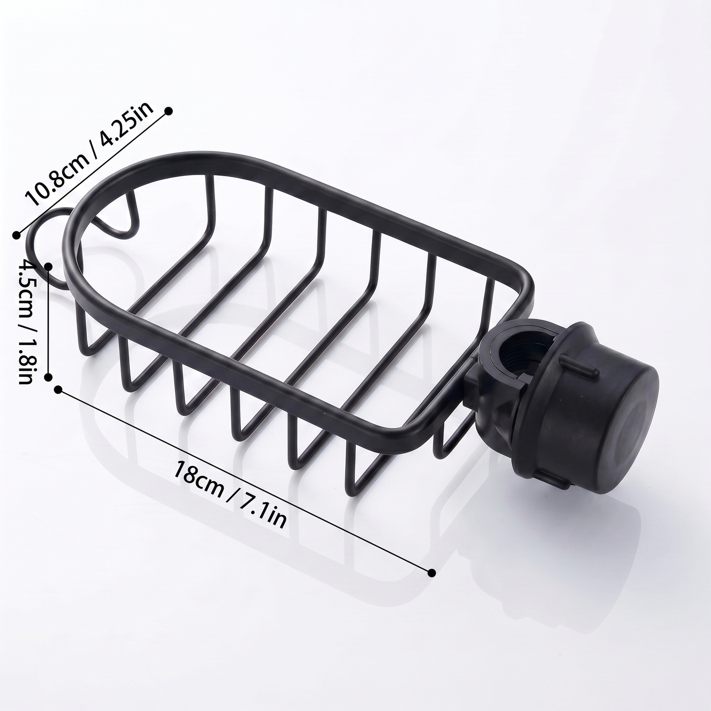 Aluminum Kitchen Sink Caddy with Multi-Functional Design