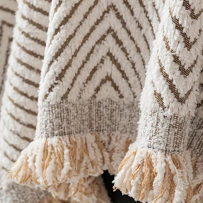 Elegant Herringbone Sofa Cover | Water-Resistant Slipcover with Non-Slip Design for Durable Protection 5