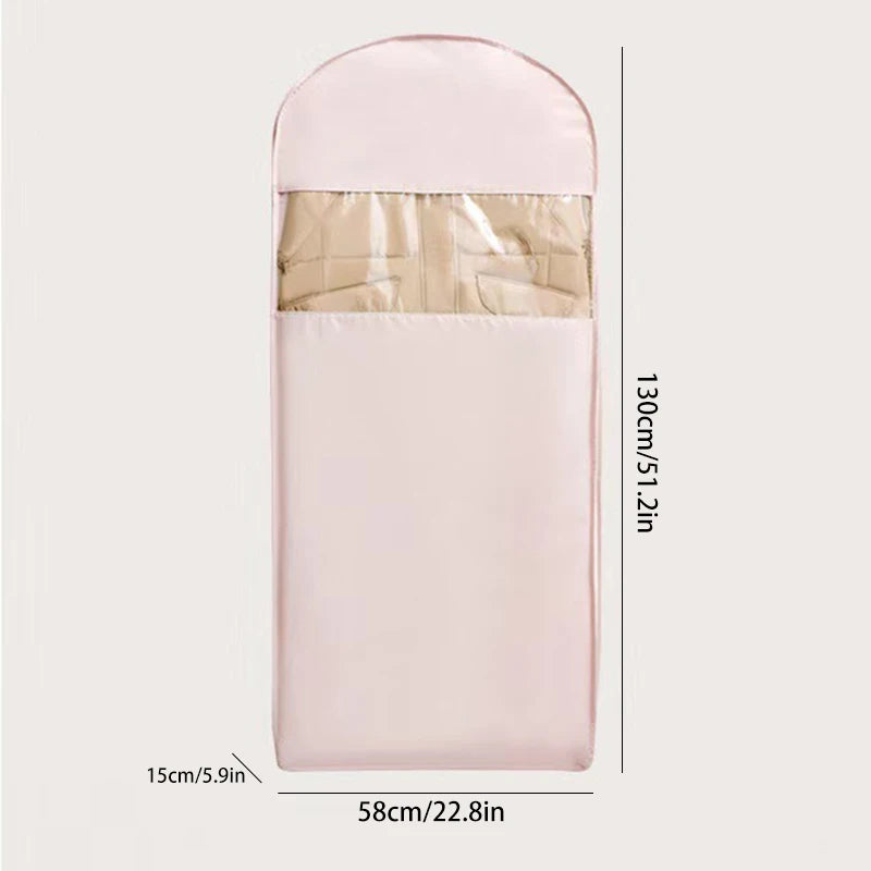 Home Essentials | Storage Bags for Clothes with Compression Design | Transparent Organizer for Space-Saving Wardrobe Solutions 11