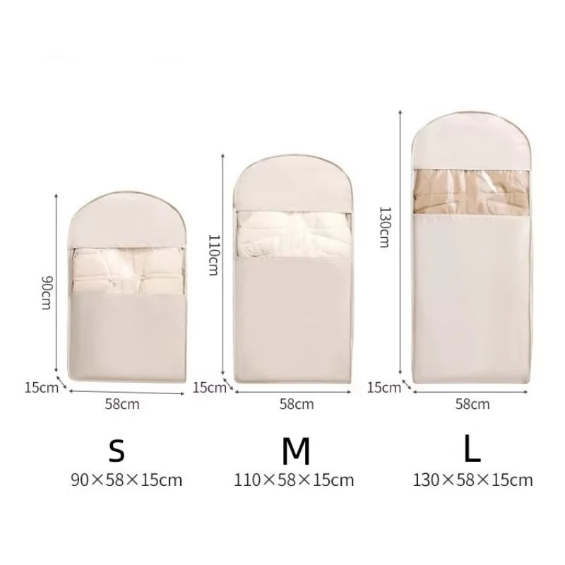 Home Essentials | Storage Bags for Clothes with Compression Design | Transparent Organizer for Space-Saving Wardrobe Solutions 5