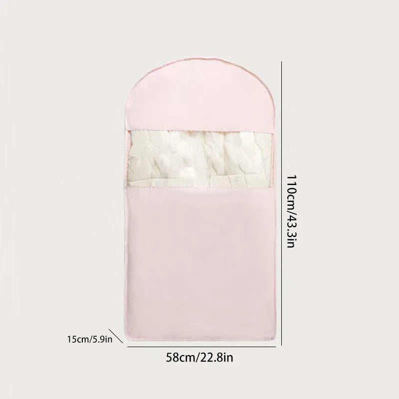 Home Essentials | Storage Bags for Clothes with Compression Design | Transparent Organizer for Space-Saving Wardrobe Solutions 6
