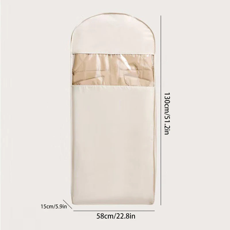 Home Essentials | Storage Bags for Clothes with Compression Design | Transparent Organizer for Space-Saving Wardrobe Solutions 8