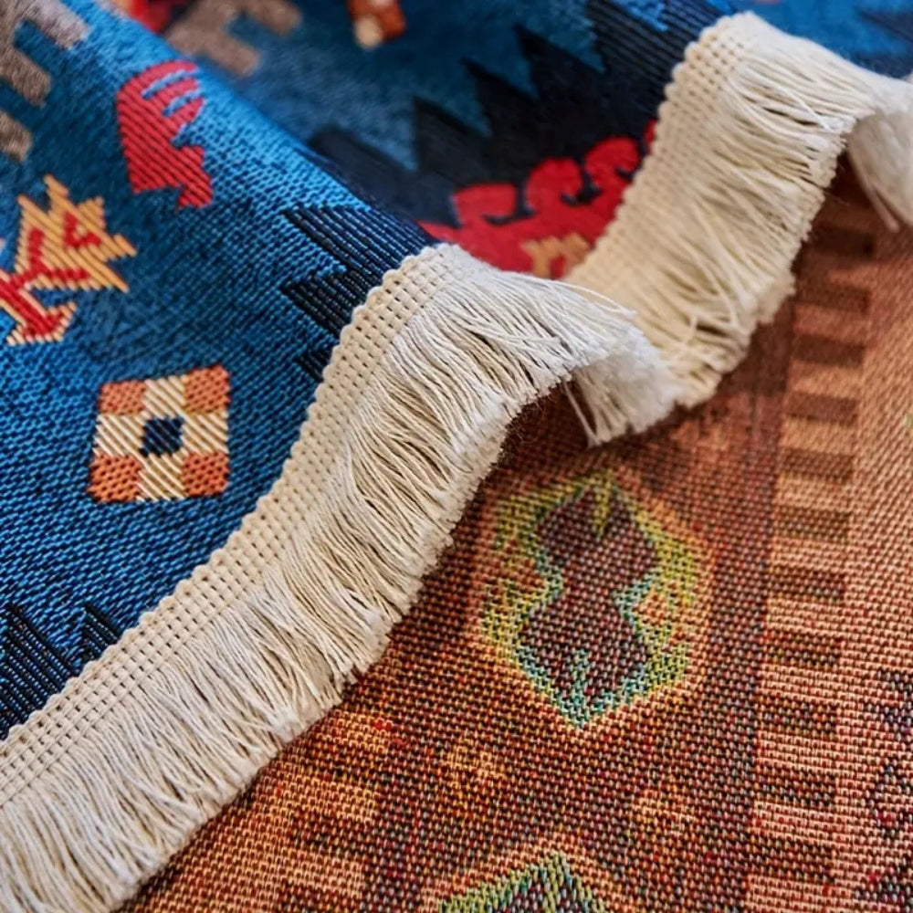 Nomad Dream | Boho Couch Cover with Durable Chenille & Vibrant Design | Pet-Friendly Protection for Stylish Living 3