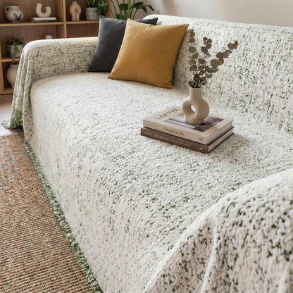 Nordic Speckle Reversible Sofa Cover with Non-Slip Backing