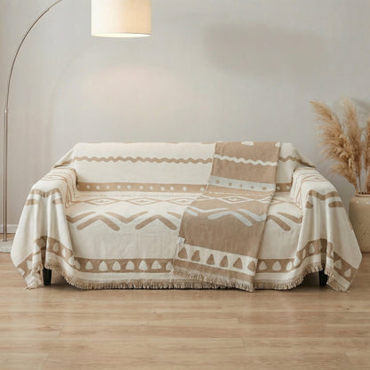 Reversible Couch Cover with Non-Slip Design | Pet-Friendly Chenille for Stylish Comfort