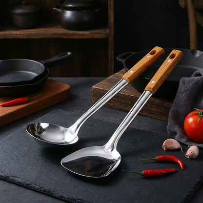 Kitchen Set with Ergonomic Handles & Durable Stainless Steel
