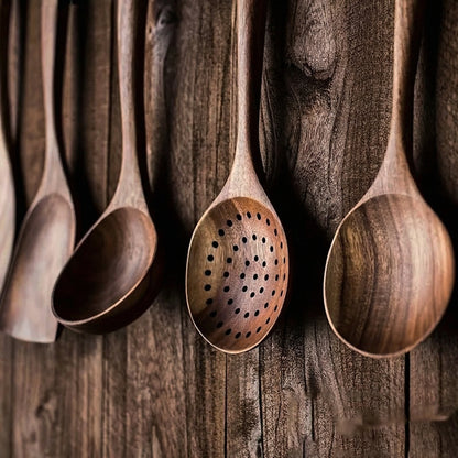 NordicChef 5-Piece Wooden Kitchen Utensil Set