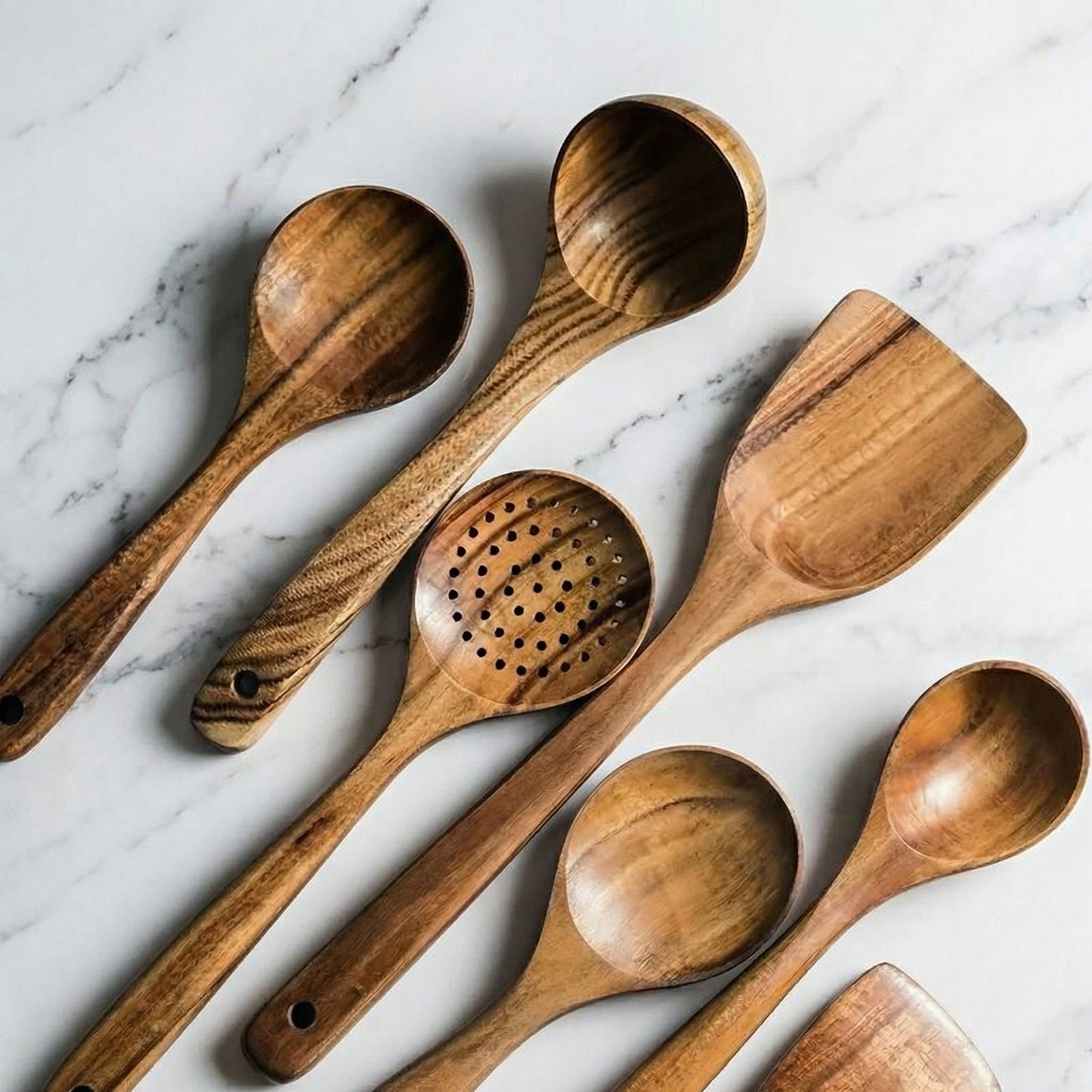 NordicChef 5-Piece Wooden Kitchen Utensil Set