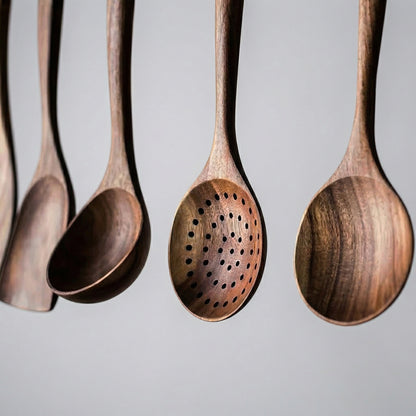 NordicChef 5-Piece Wooden Kitchen Utensil Set