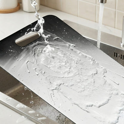 Stainless Steel Cutting Board with Antibacterial Surface