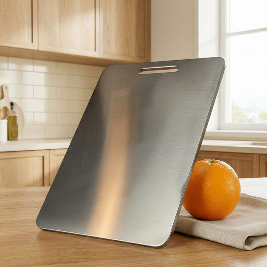 Stainless Steel Cutting Board with Antibacterial Surface