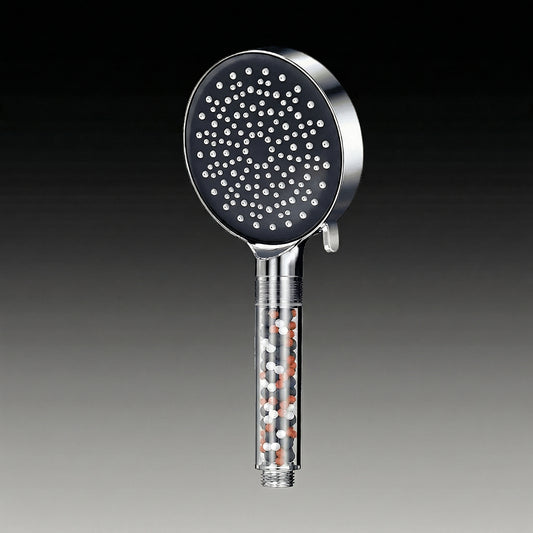 Water-Saving Rain Shower Head with Microhole Spray and Mineral Filtration