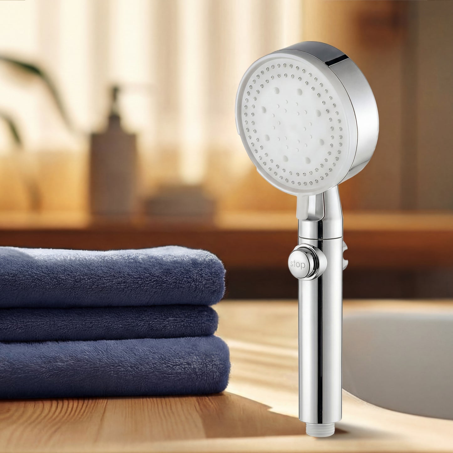 High Pressure Shower Head with 5 Modes & Eco-Friendly Design