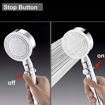 High Pressure Shower Head with 5 Modes & Eco-Friendly Design