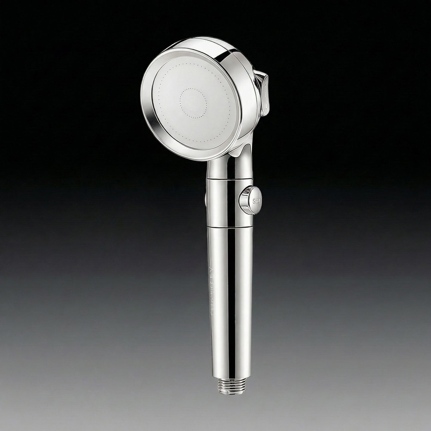 High Pressure Shower Head with Optional Stop Button and Water-Saving Flow