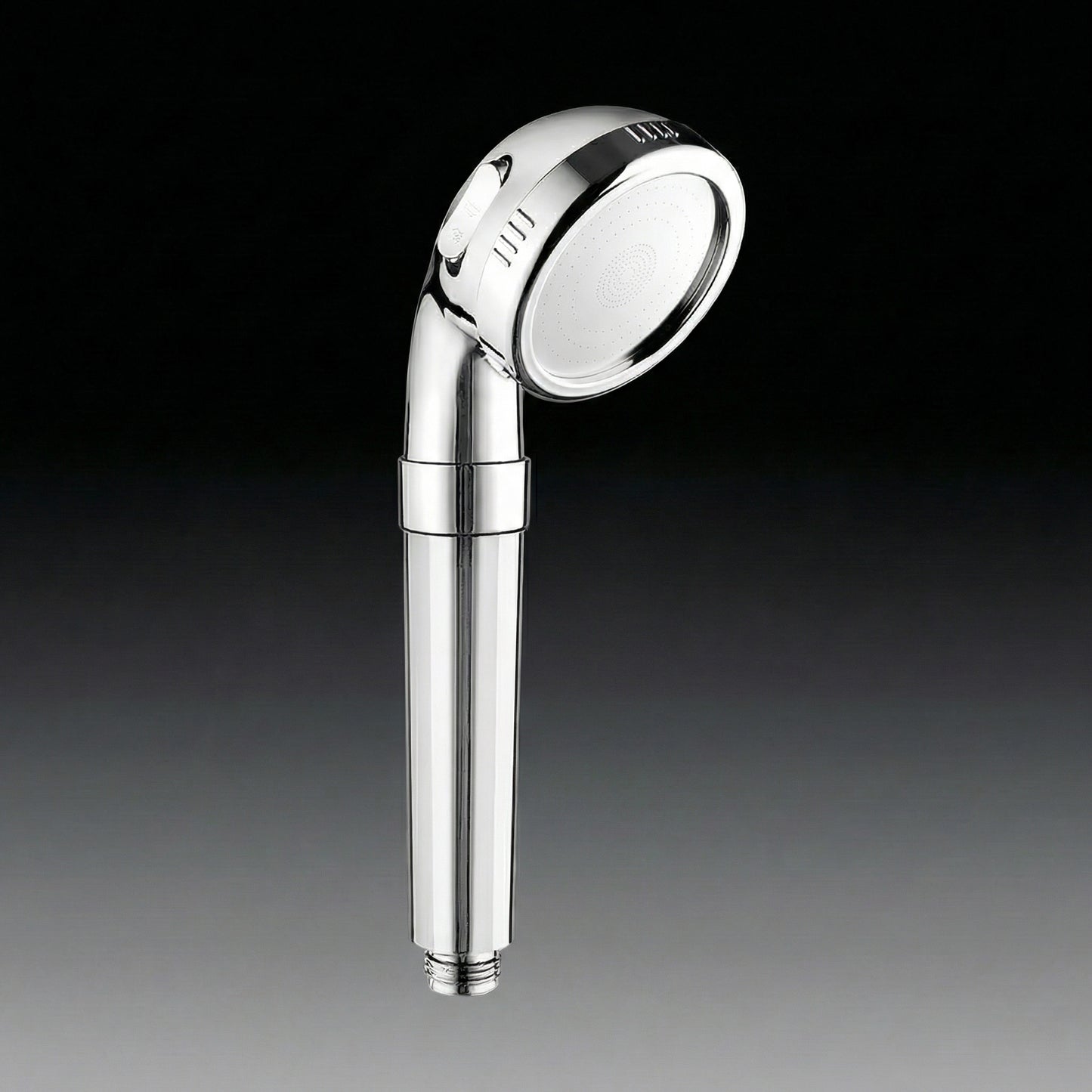 High Pressure Shower Head with Optional Stop Button and Water-Saving Flow