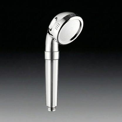 High Pressure Shower Head with Optional Stop Button and Water-Saving Flow