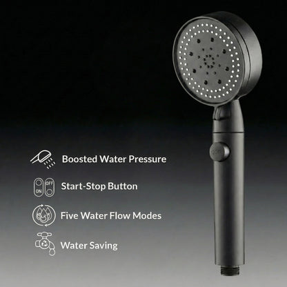 High Pressure Shower Head with 5 Modes & Eco-Friendly Design