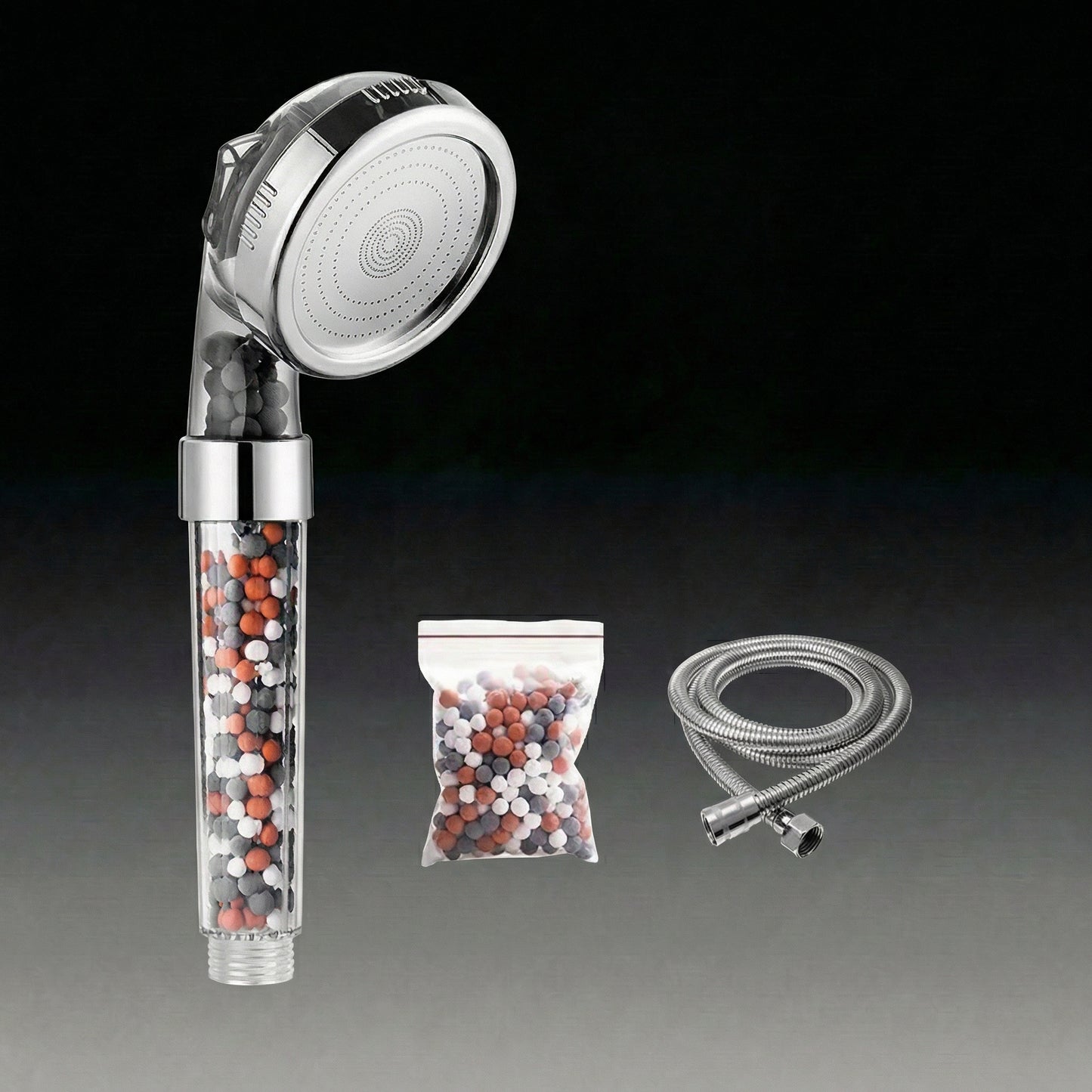 High Pressure Shower Head with 3 Spray Modes and Filtered Design