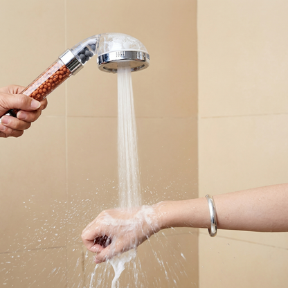High Pressure Shower Head with 3 Spray Modes and Filtered Design