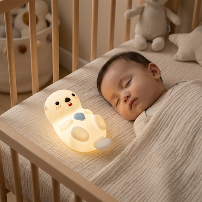 Otter Rechargeable LED Night Light with Tap Control