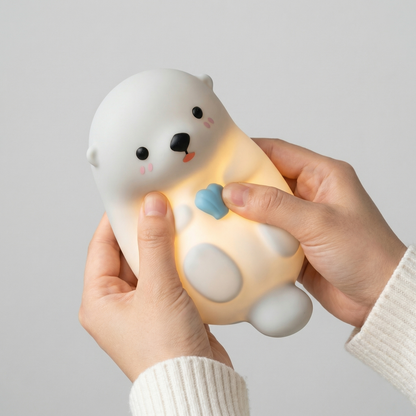 Otter Rechargeable LED Night Light with Tap Control