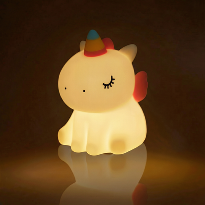 Unicorn Rechargeable LED Night Light with Tap Control