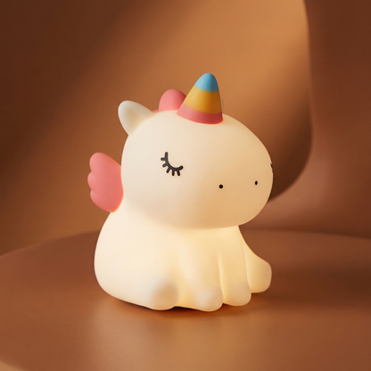Unicorn Rechargeable LED Night Light with Tap Control