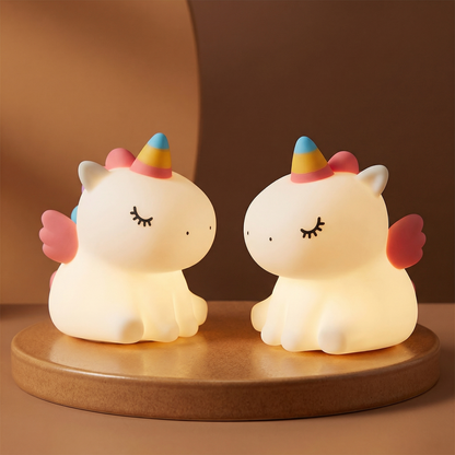 Unicorn Rechargeable LED Night Light with Tap Control