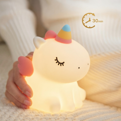 Unicorn Rechargeable LED Night Light with Tap Control