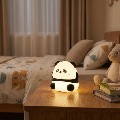 Cozy Panda | LED Night Light with Soft Glow & Rechargeable Battery