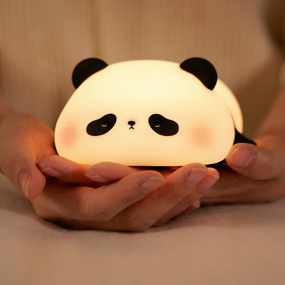Cozy Panda | LED Night Light with Soft Glow & Rechargeable Battery