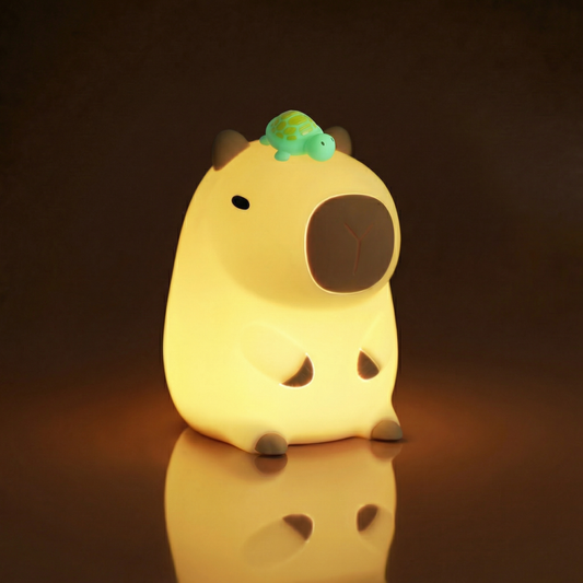 Capybara Rechargeable LED Night Light with Timer
