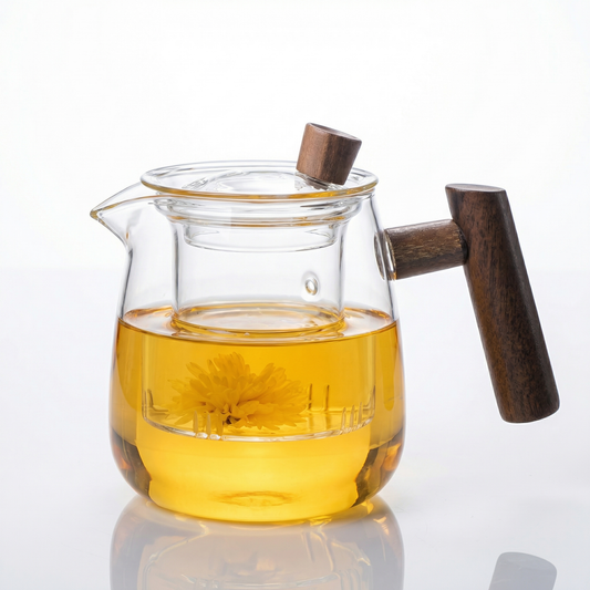 Elegant Glass Teapot with Detachable Infuser | 550ml Capacity for Effortless Brewing