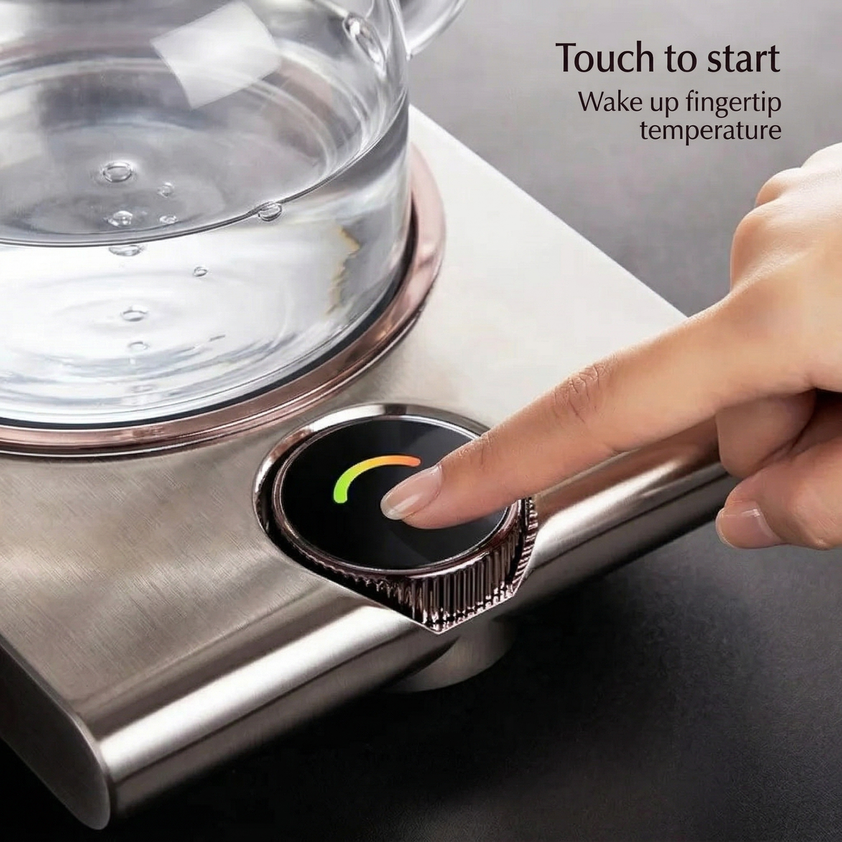Electric Ceramic Hot Plate with Rapid Heating & Touch Controls