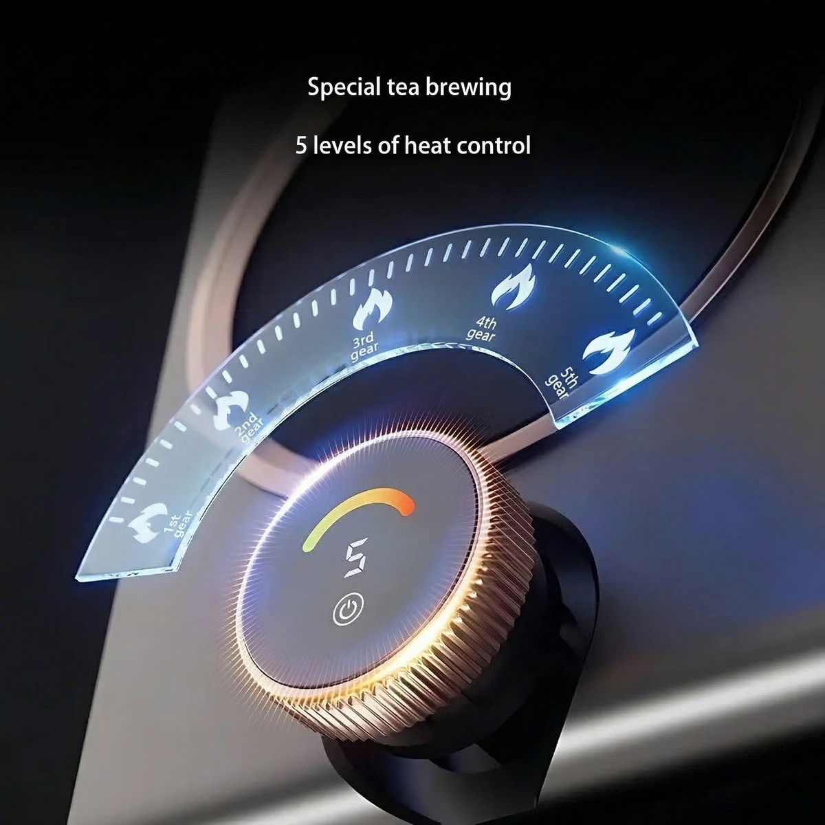 Electric Ceramic Hot Plate with Rapid Heating & Touch Controls