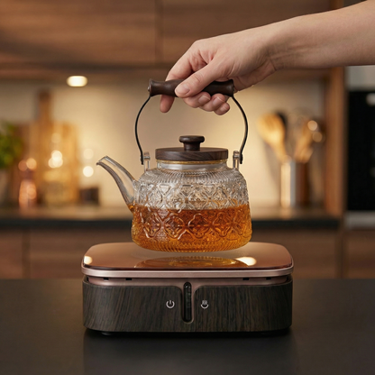 Electric Hot Plate for Cooking with Fast Heating & Touch Controls | Compact Design for Effortless Brewing