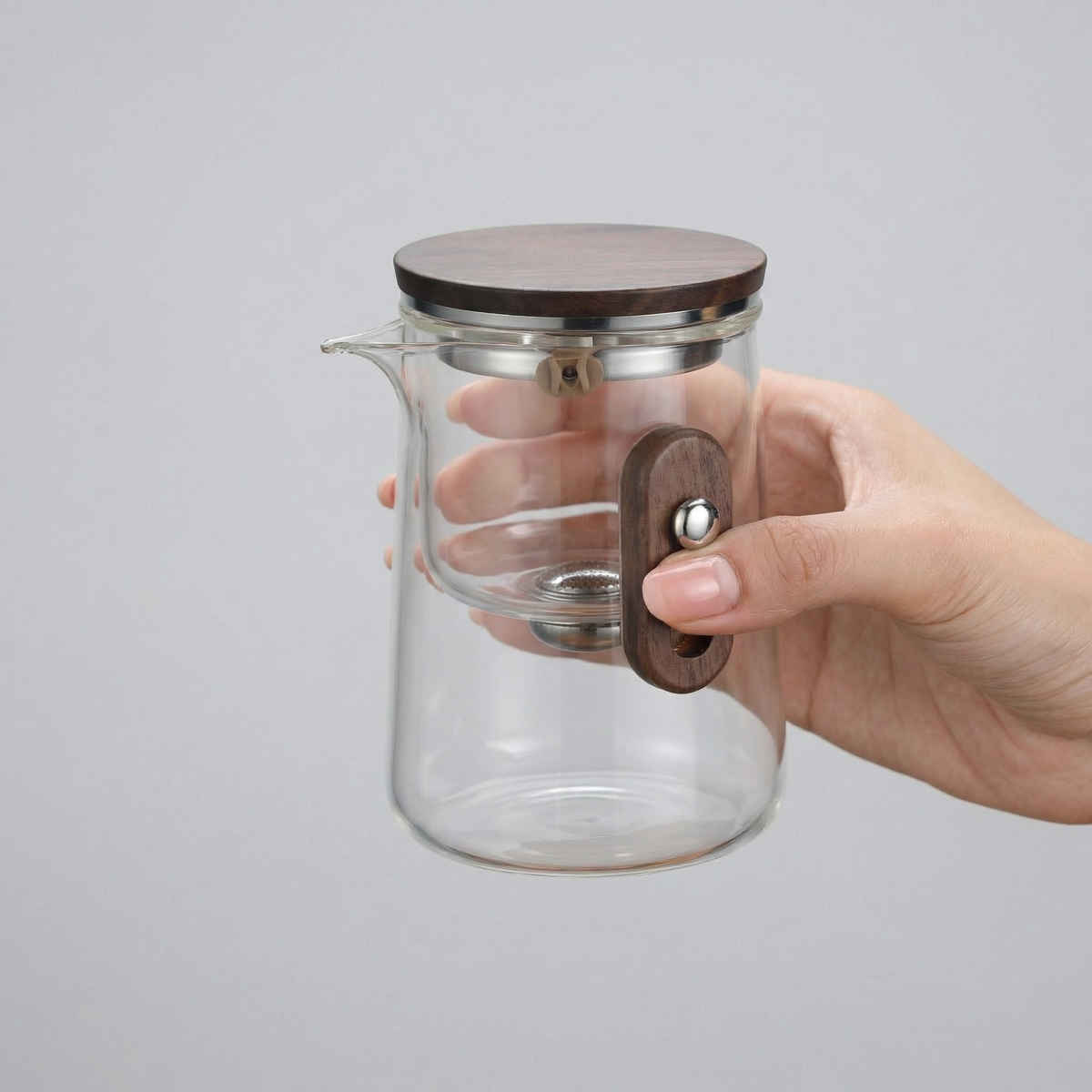 Travel Glass Tea Set with Advanced Filtration System | Compact Design for Freshly Brewed Tea On-the-Go