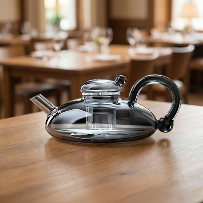 Elegant Filtration Teapot Set with Semi-Automatic System | 600ml Capacity for Pure Tea Enjoyment