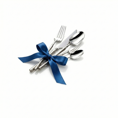 Elegant Cutlery Set | Stainless Steel with Glossy Finish | 30-Piece Dining Set for Timeless Meals