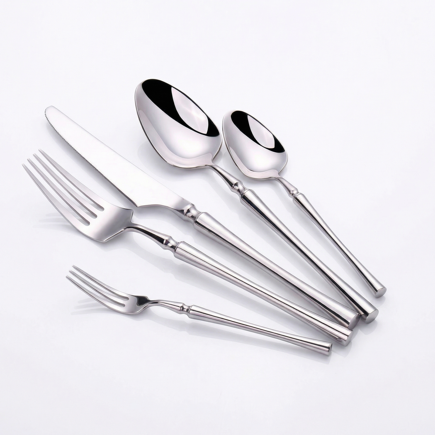 Elegant Cutlery Set | Stainless Steel with Glossy Finish | 30-Piece Dining Set for Timeless Meals