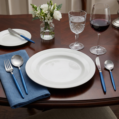 Elegant Cutlery Set | 24-Piece Stainless Steel with Gold & Silver Finish