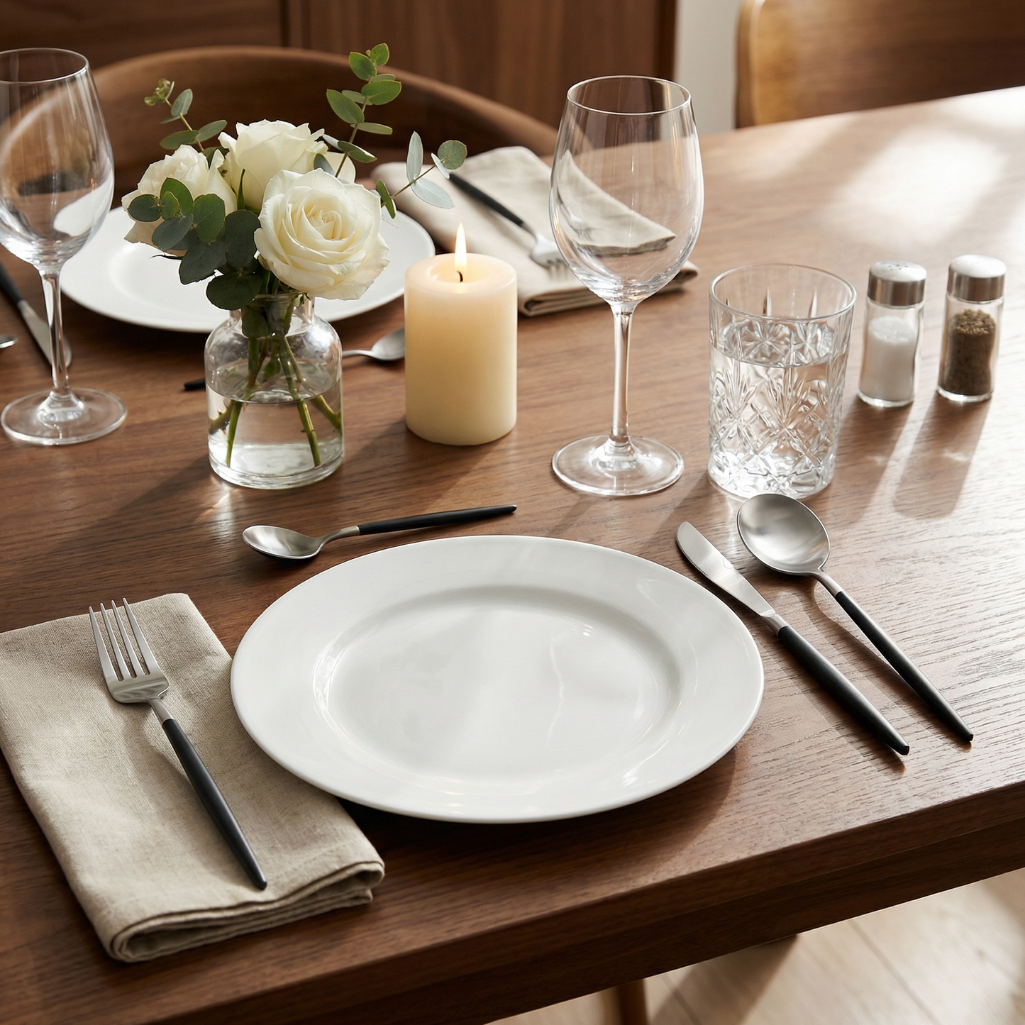 Elegant Cutlery Set | 24-Piece Stainless Steel with Gold & Silver Finish