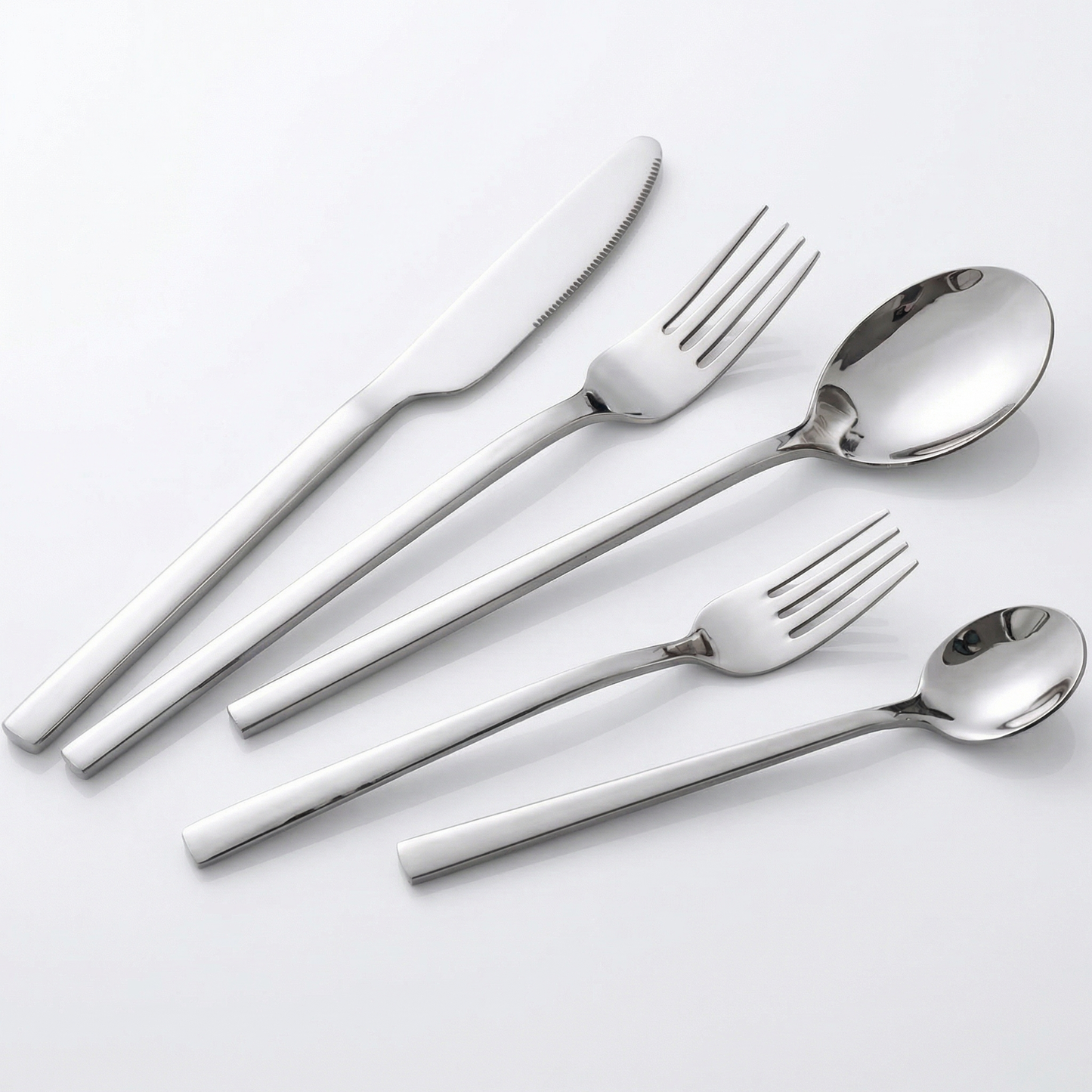 Elegant 30-Piece Cutlery Set with Ergonomic Design | Rust-Resistant Kitchen Utensils for Modern Dining