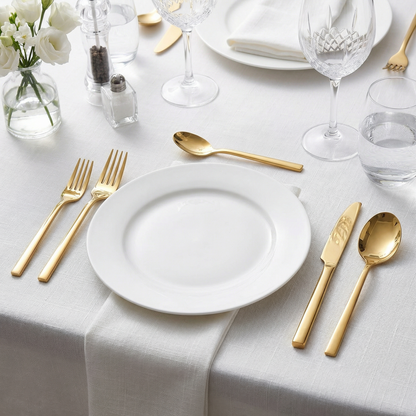 Elegant 30-Piece Cutlery Set with Ergonomic Design | Rust-Resistant Kitchen Utensils for Modern Dining