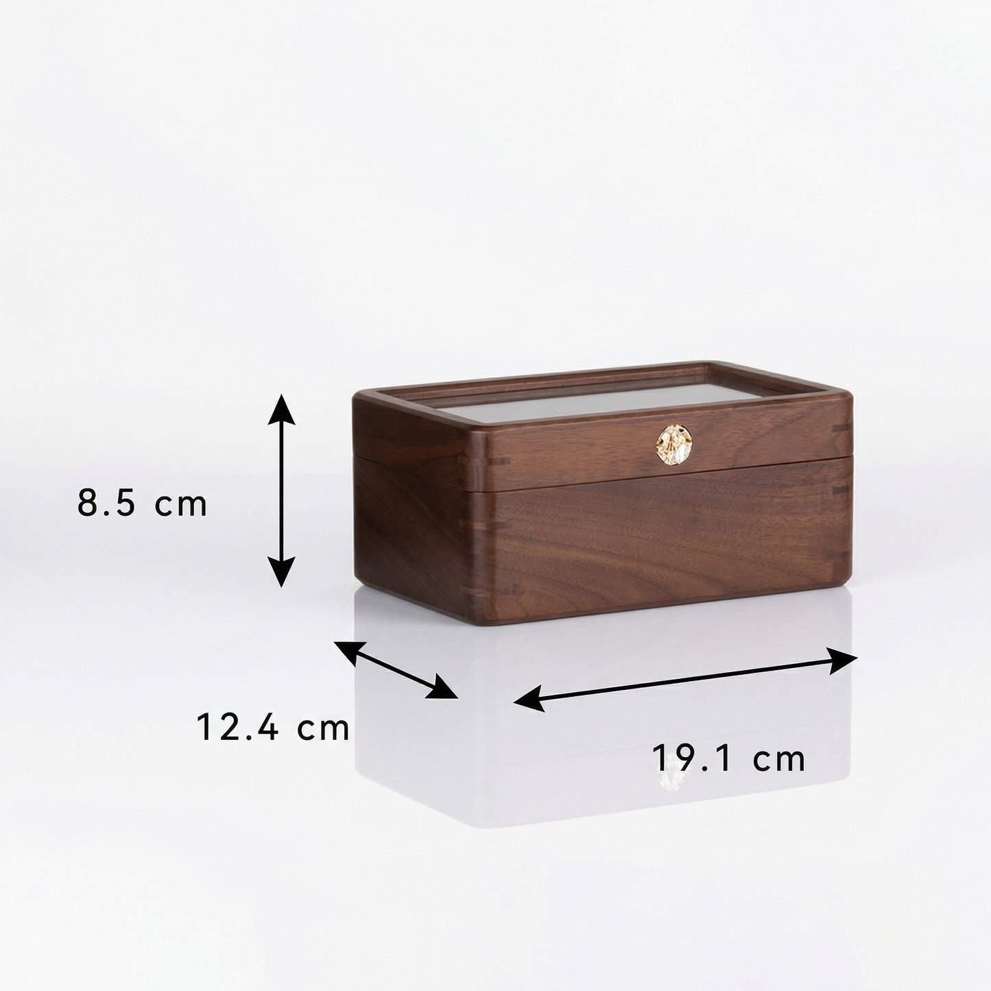 Legacy Collection | Watch Box for Men with Glass Top & Padded Cushions