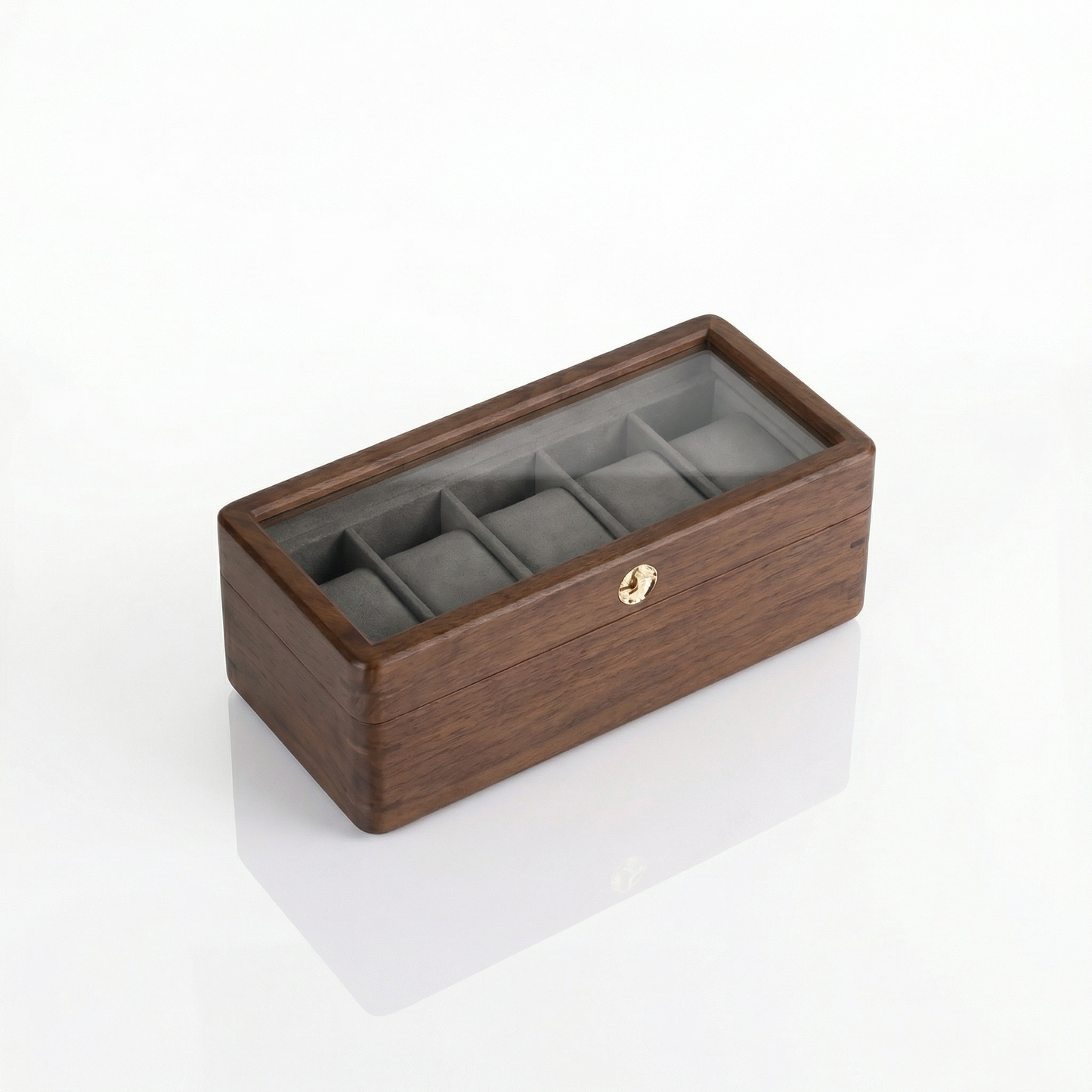 Legacy Collection | Watch Box for Men with Glass Top & Padded Cushions