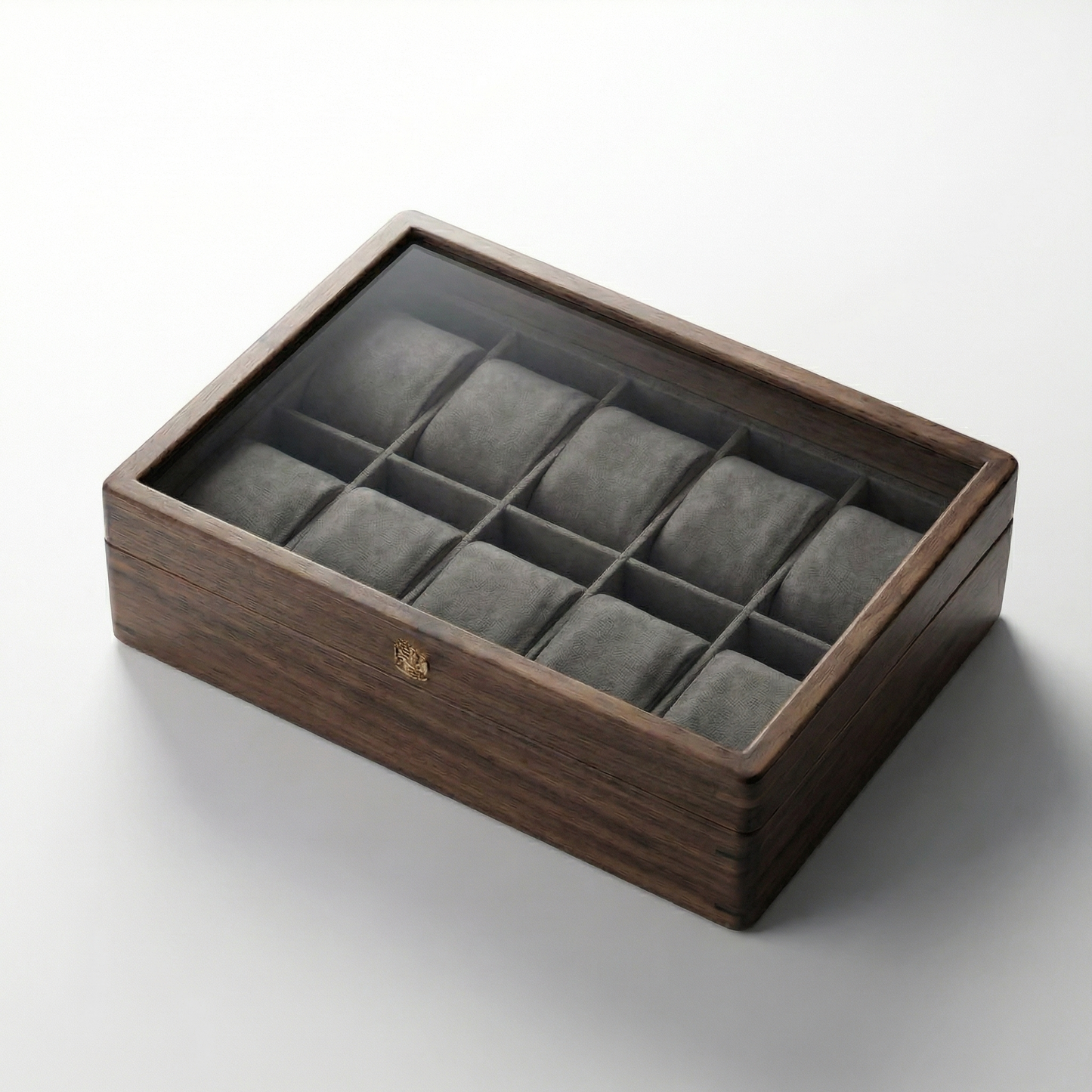 Legacy Collection | Watch Box for Men with Glass Top & Padded Cushions