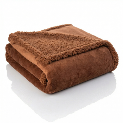 Waterproof Sherpa Blanket for Bed & Sofa