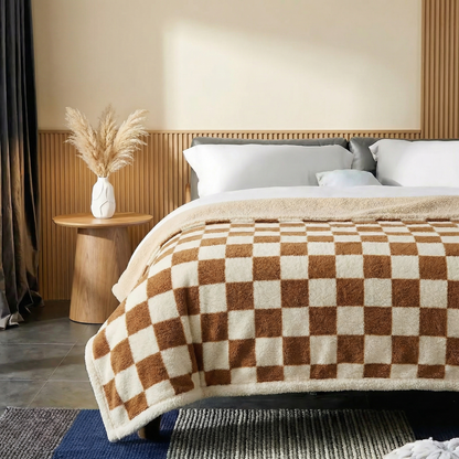 Waterproof Sherpa Blanket for Bed & Sofa